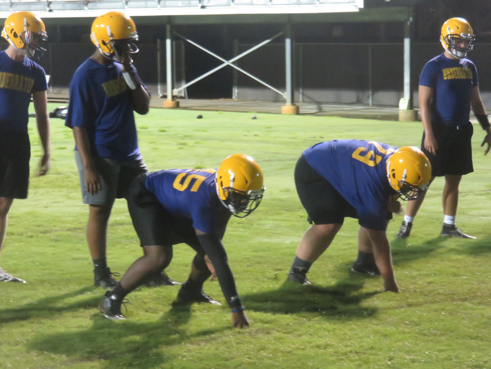 Tallassee football midnight practice